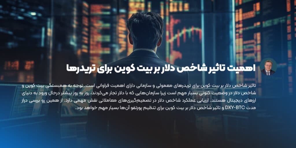 اهمیت تاثیر شاخص دلار بر بیت کوین برای تریدرها