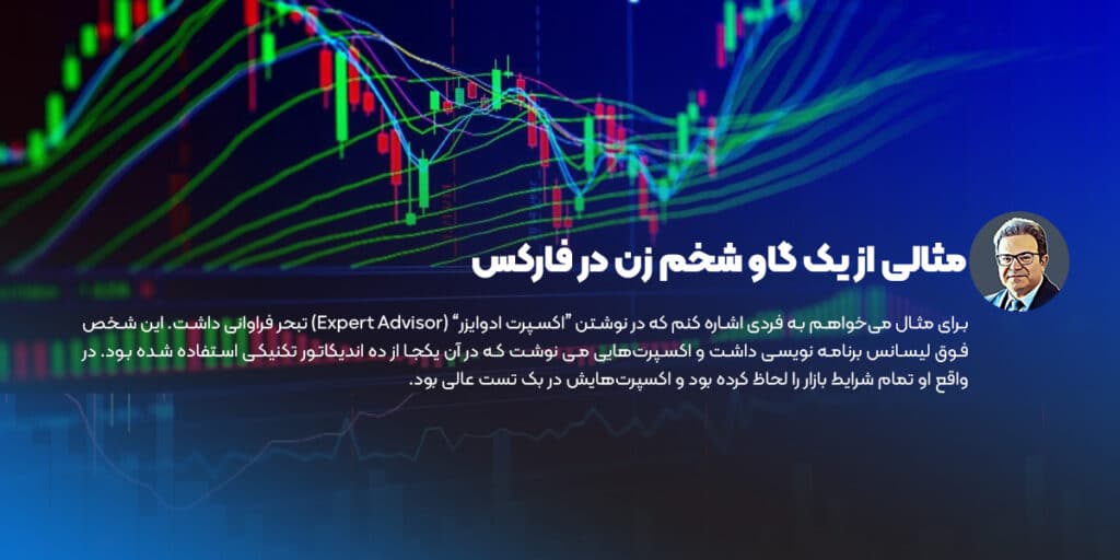 مثالی از یک گاو شخم زن در فارکس