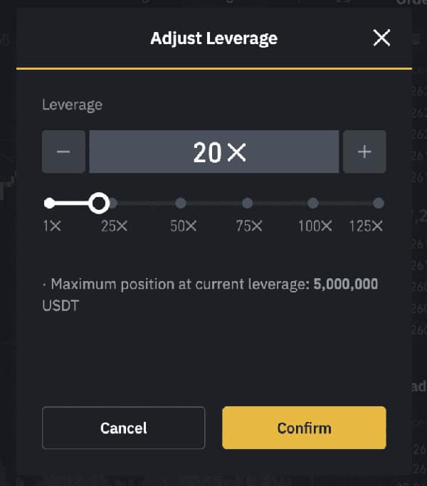 Adjust Leverage استفاده از لوریج در صرافی بایننس