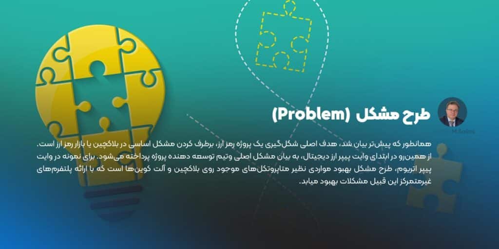 طرح مشکل در وایت پیپر ارز دیجیتال